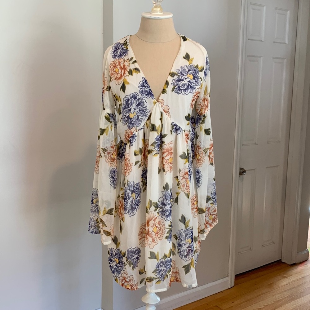 MIdi boho floral dress